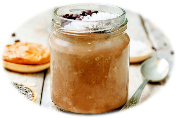 Proats nocturnos con chispas de chocolate