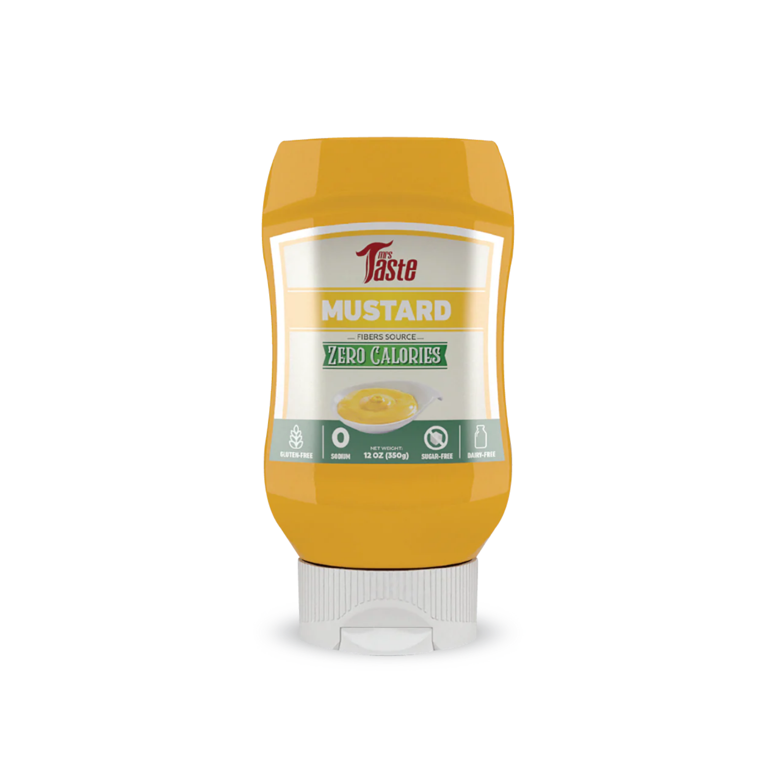Mrs Taste Mustard Zero Calories 12 oz