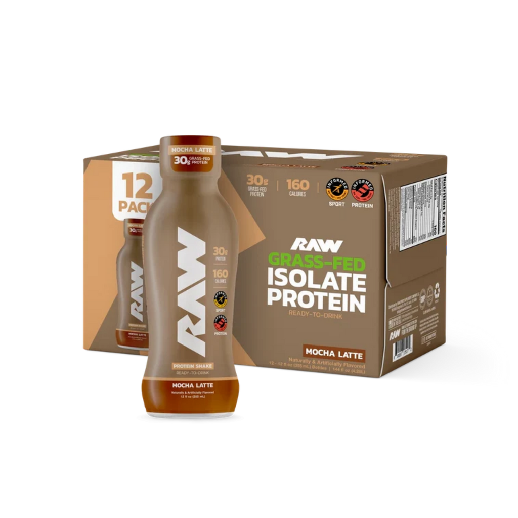 Protein Shake Raw Mocha Latte 12 oz