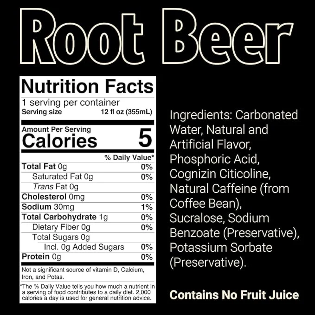 BUM Energy Root Beer 12 oz