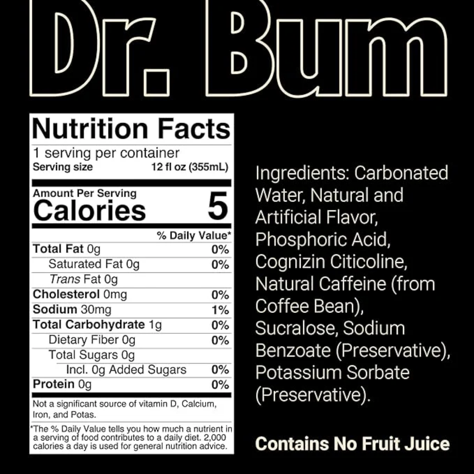BUM Energy Dr Bum 12 oz