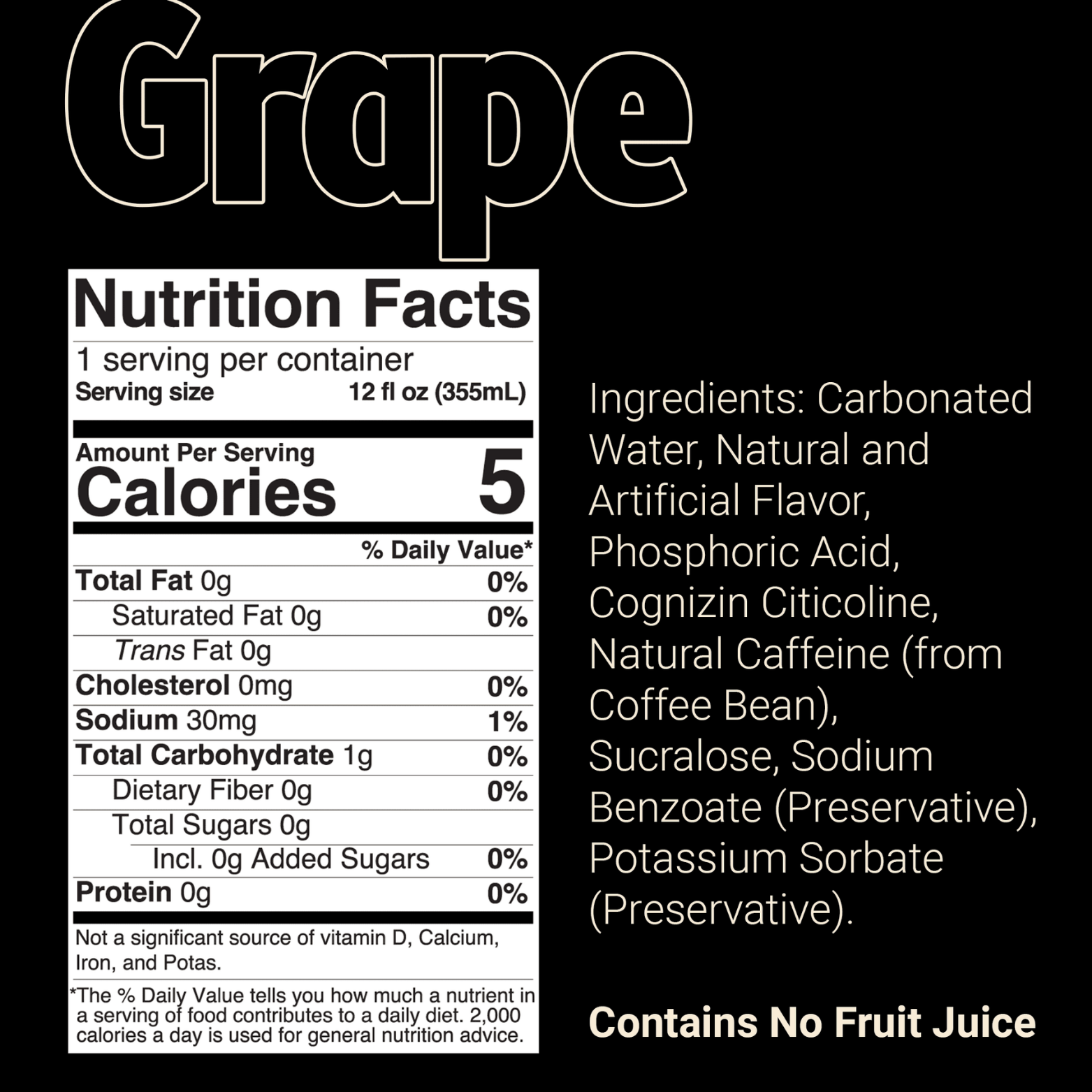 BUM Energy Grape 12 oz