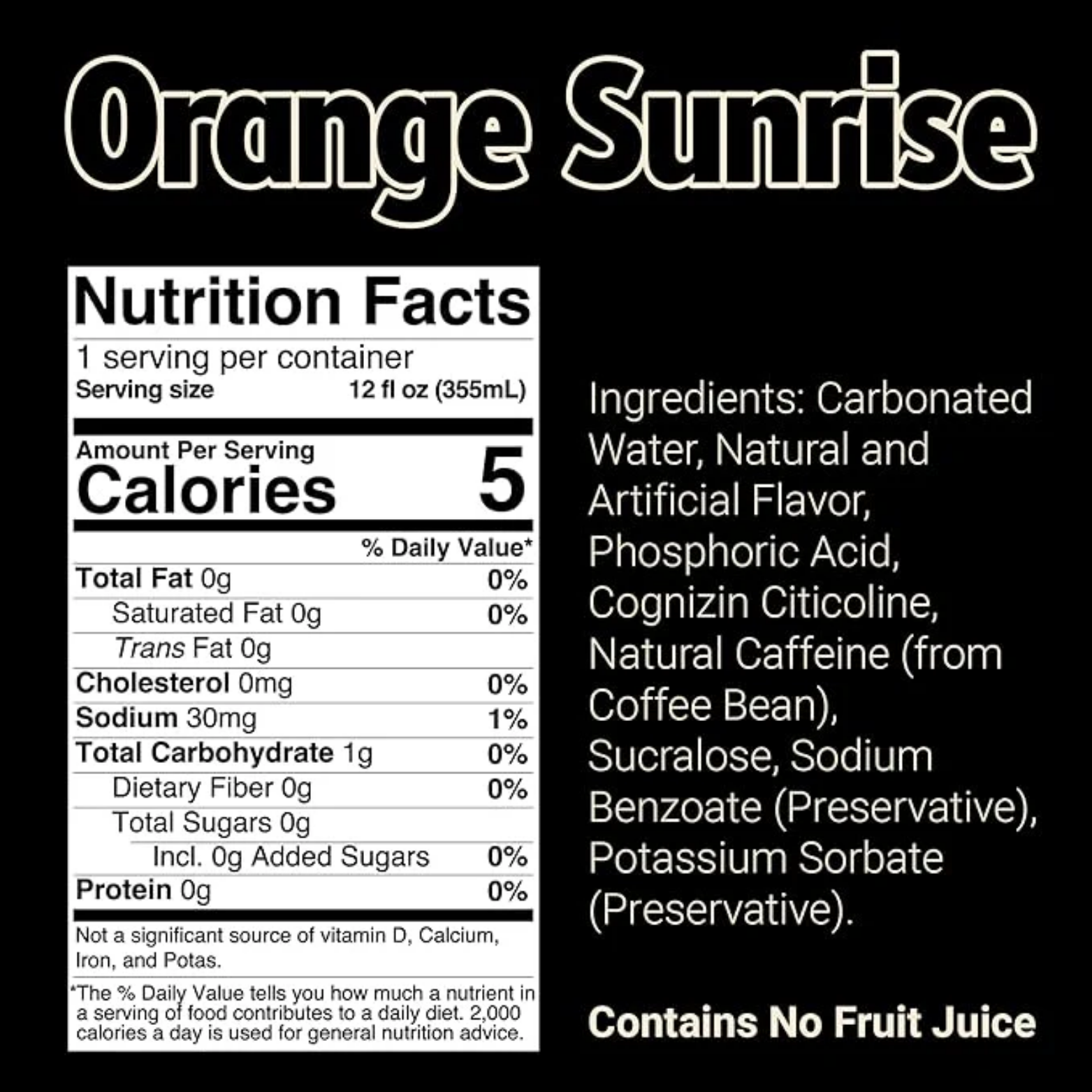 BUM Energy Orange Sunrise 12 oz