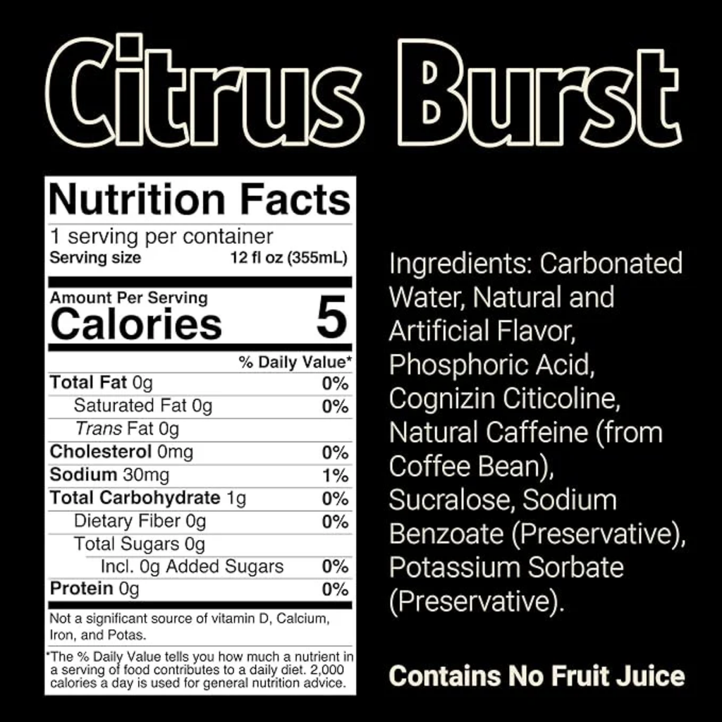BUM Energy Citrus Burst 12 oz