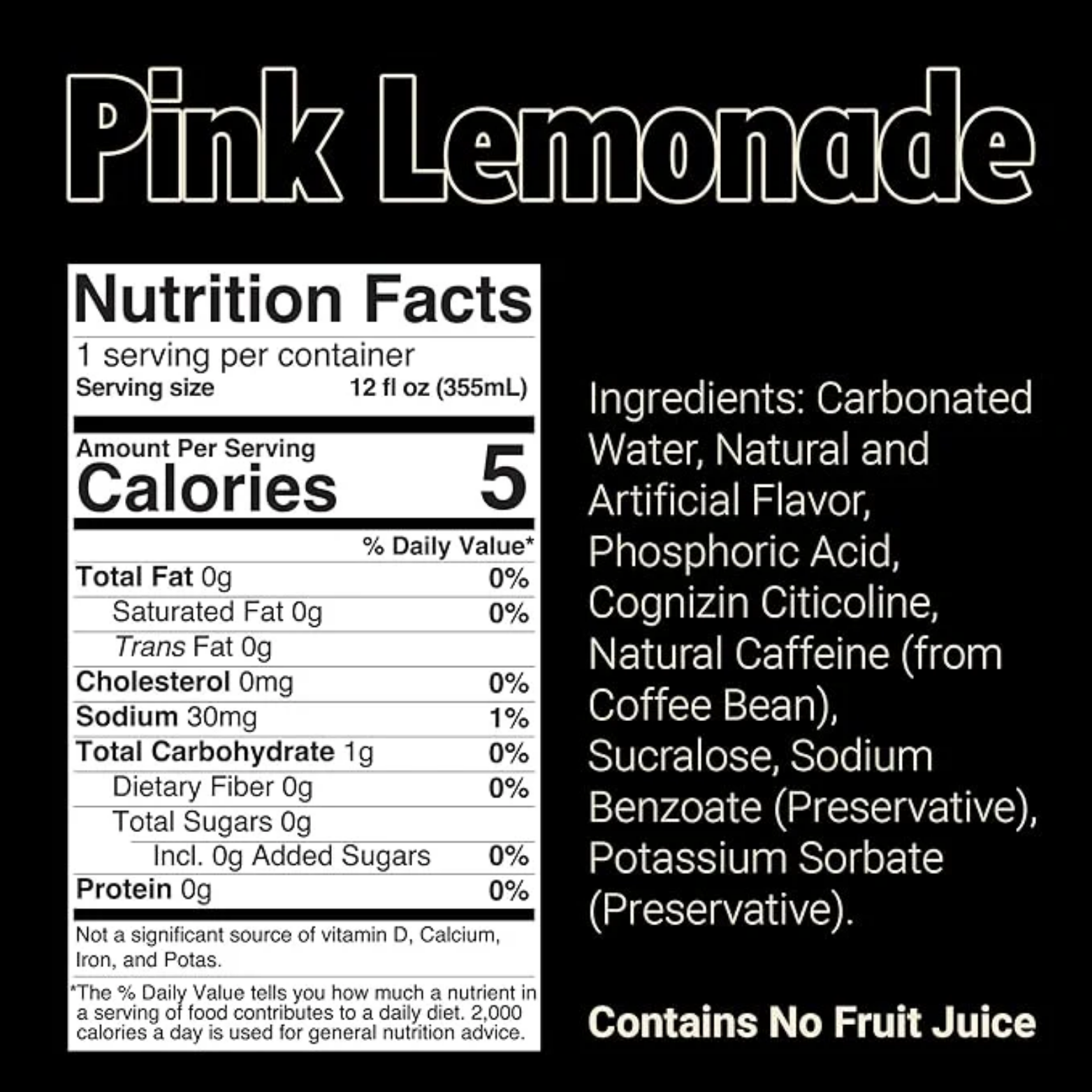 BUM Energy Pink Lemonade 12 oz