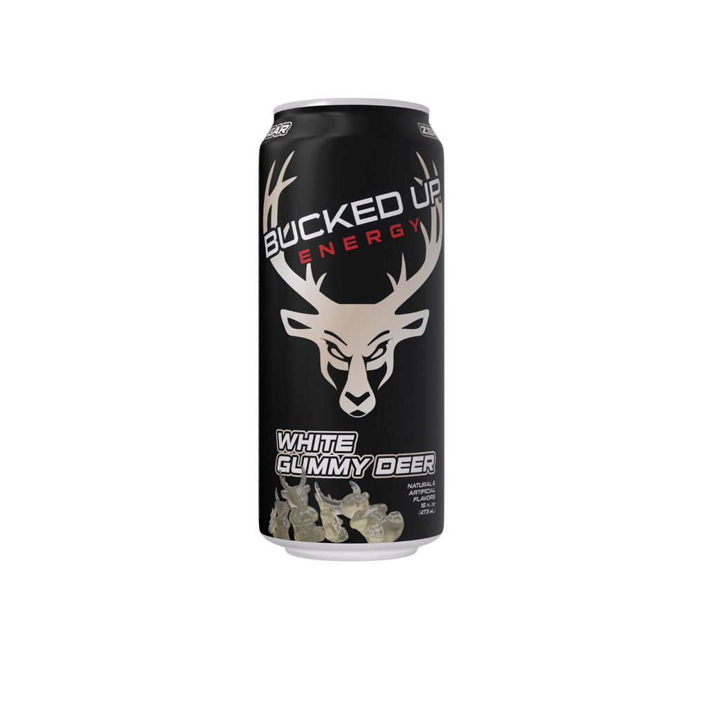 Bucked up White Gummy Deer 16 oz