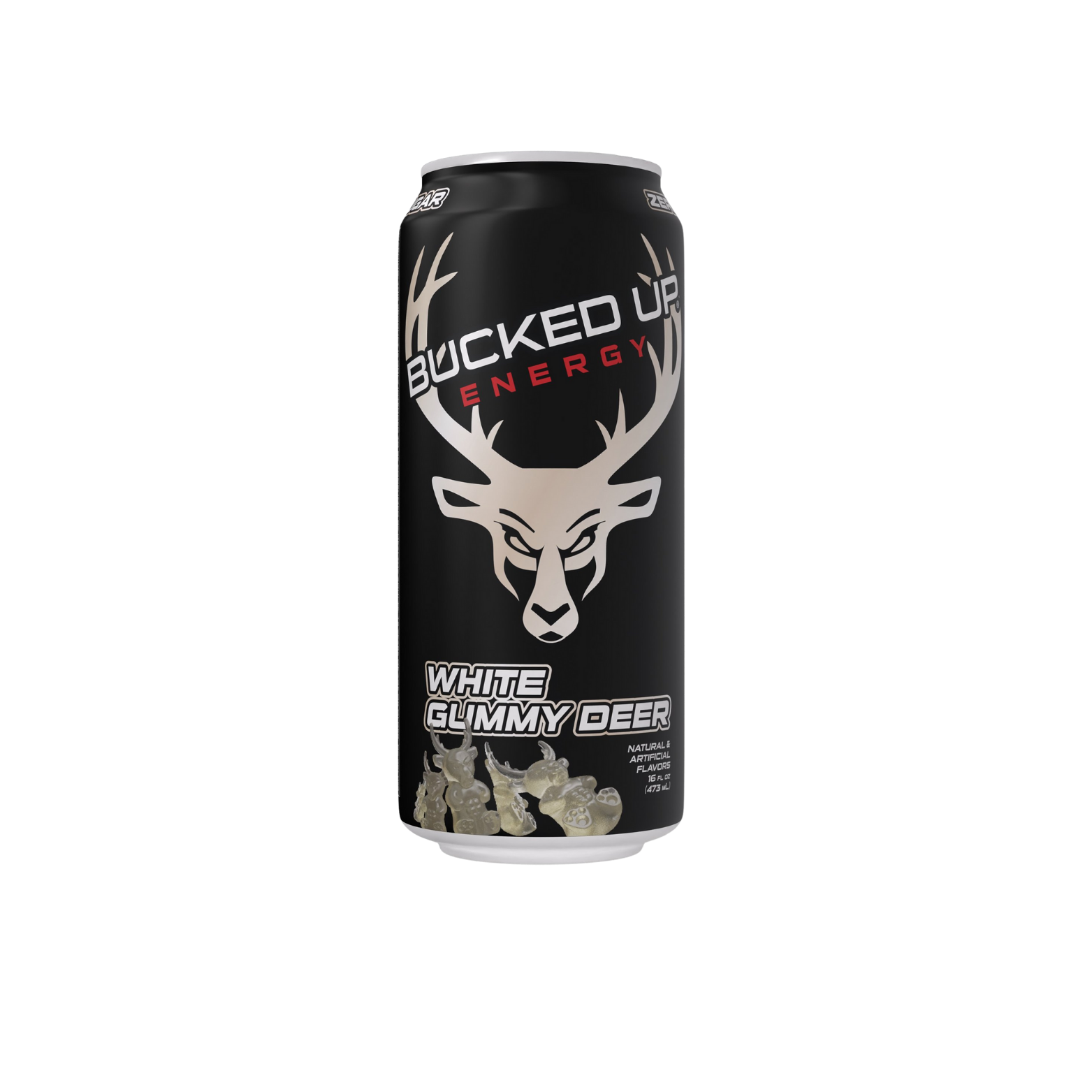Bucked up White Gummy Deer 16 oz