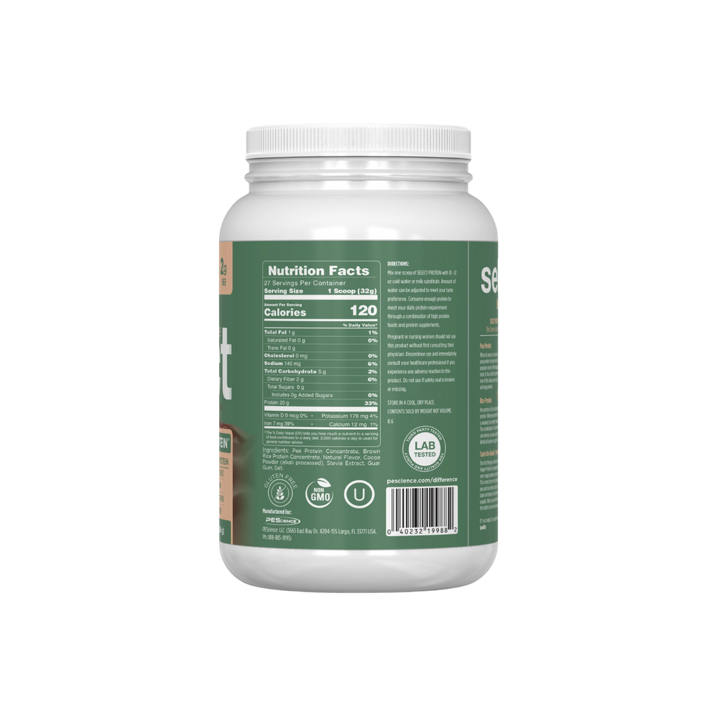 Proteína Pescience Select Vegan Chocolate Bliss, 27 Porciones