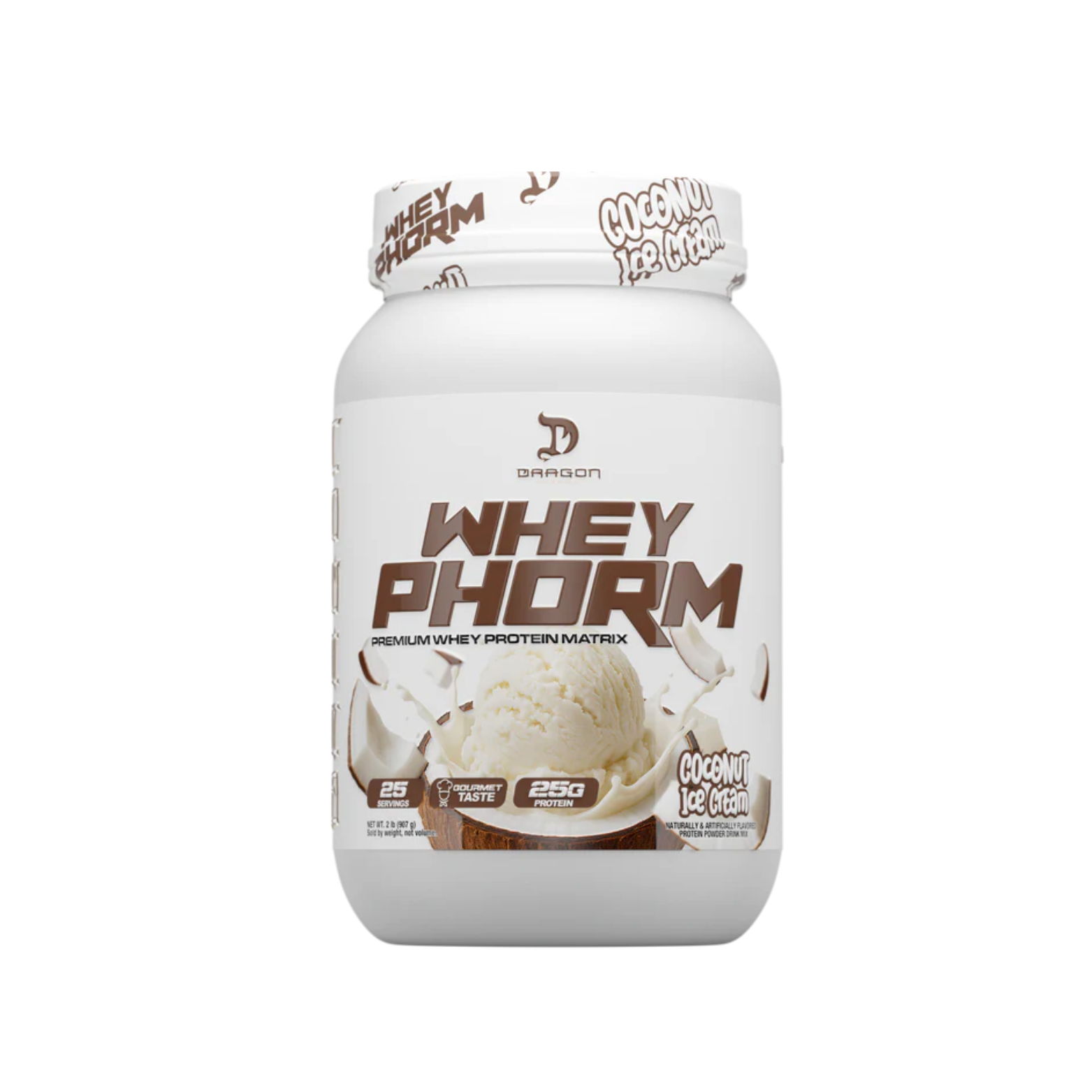 Proteína Dragon Pharma Wheyphorm Coconut Ice Cream, 76 Porciones