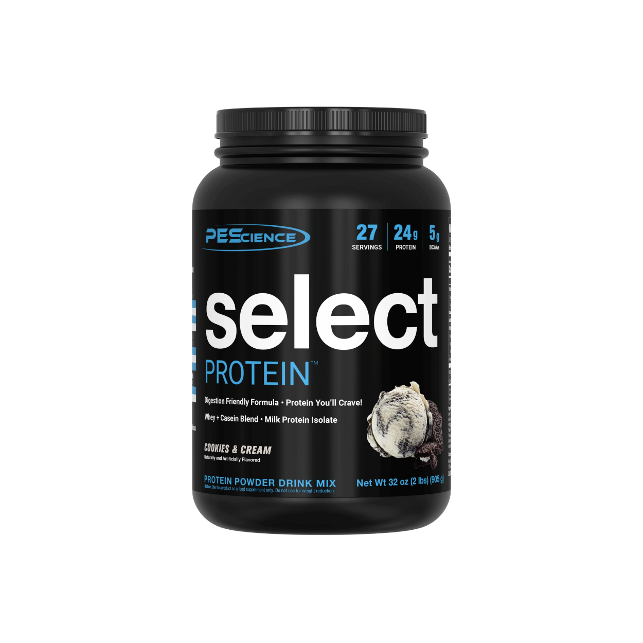Proteína Pescience Select Cookies & Cream, 27 Porciones