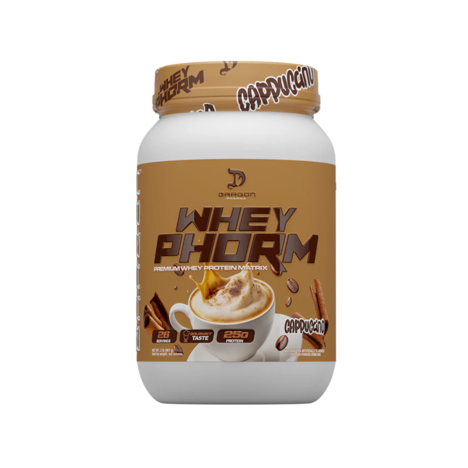 Proteína Dragon Pharma Wheyphorm Cappuccino, 26 Porciones