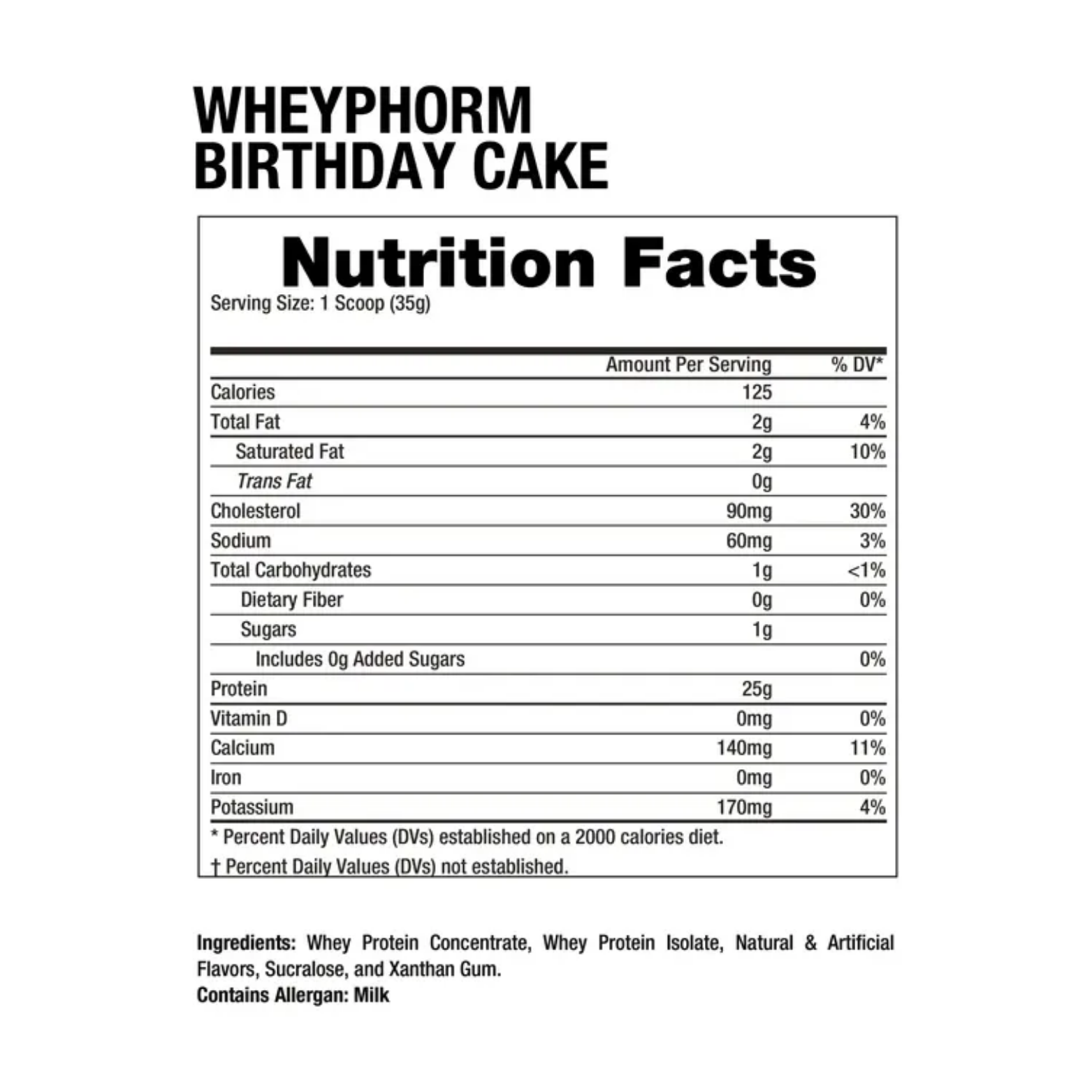 Proteína Dragon Pharma Wheyphorm Birthday Cake, 65 Porciones