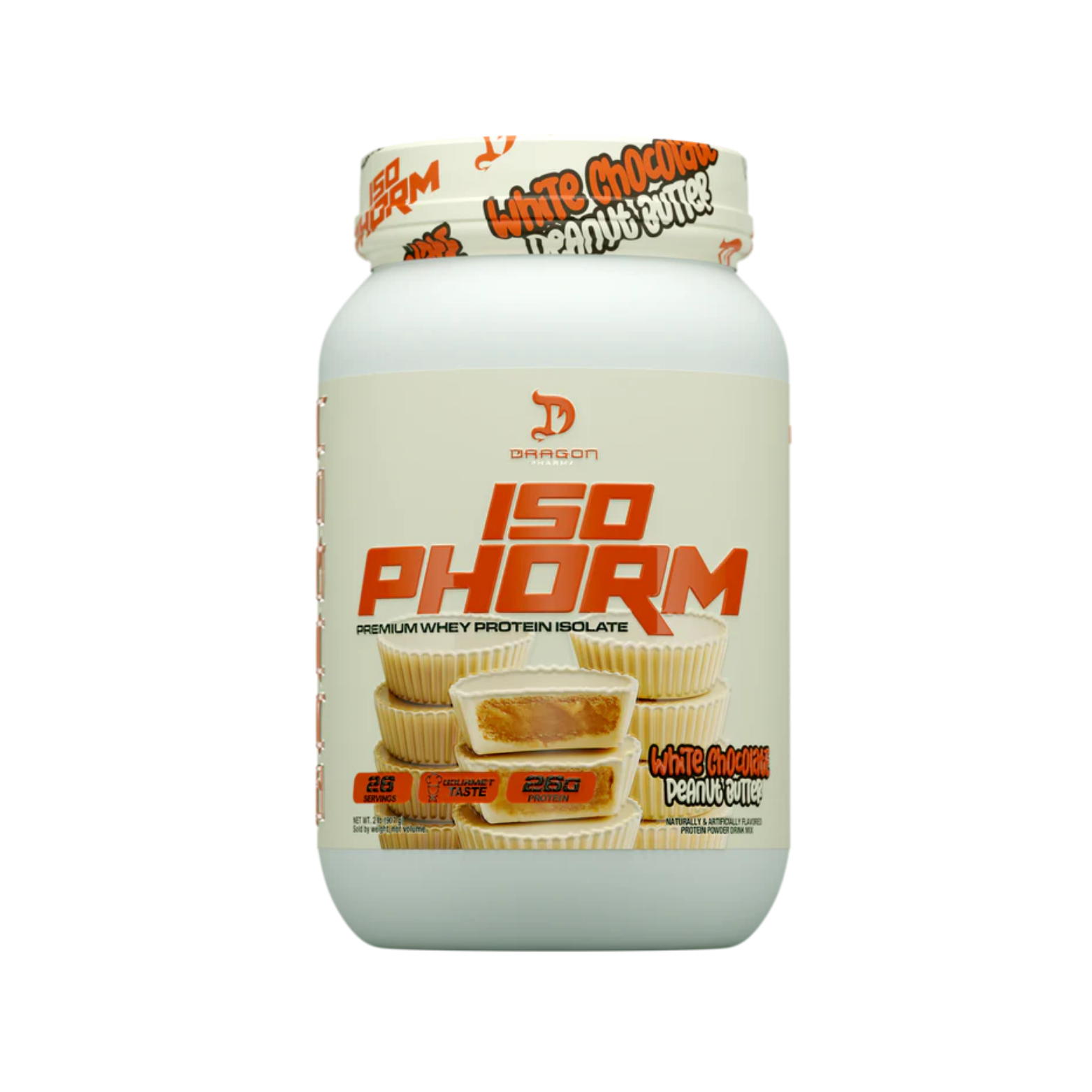 Proteína Dragon Pharma Isophorm White Chocolate Peanut Butter, 26 Porciones