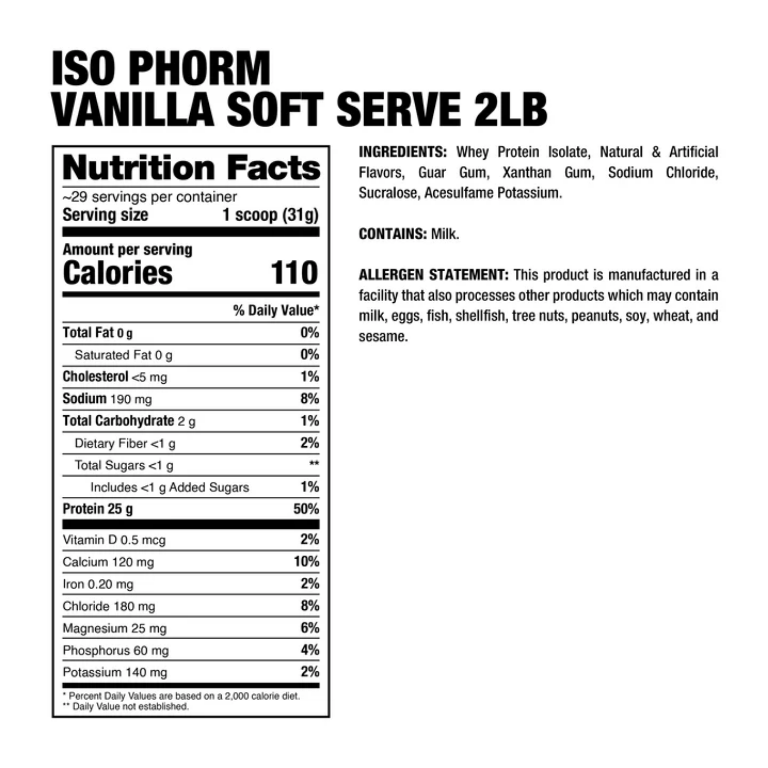 Proteína Dragon Pharma Isophorm Vanilla Soft, 73 Porciones
