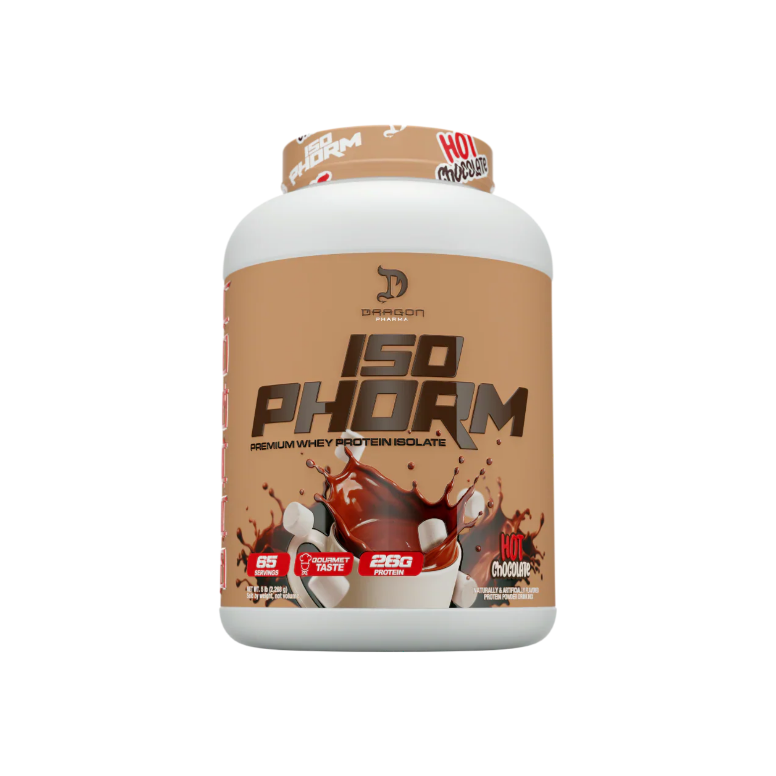 Proteína Dragon Pharma Isophorm Hot Chocolate, 65 Porciones