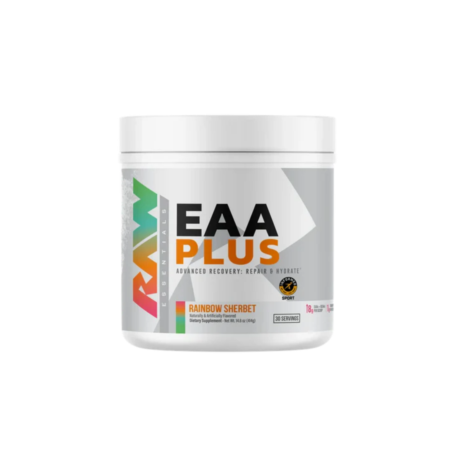 RAW EAA Plus Rainbow Sherbet, 30 Porciones