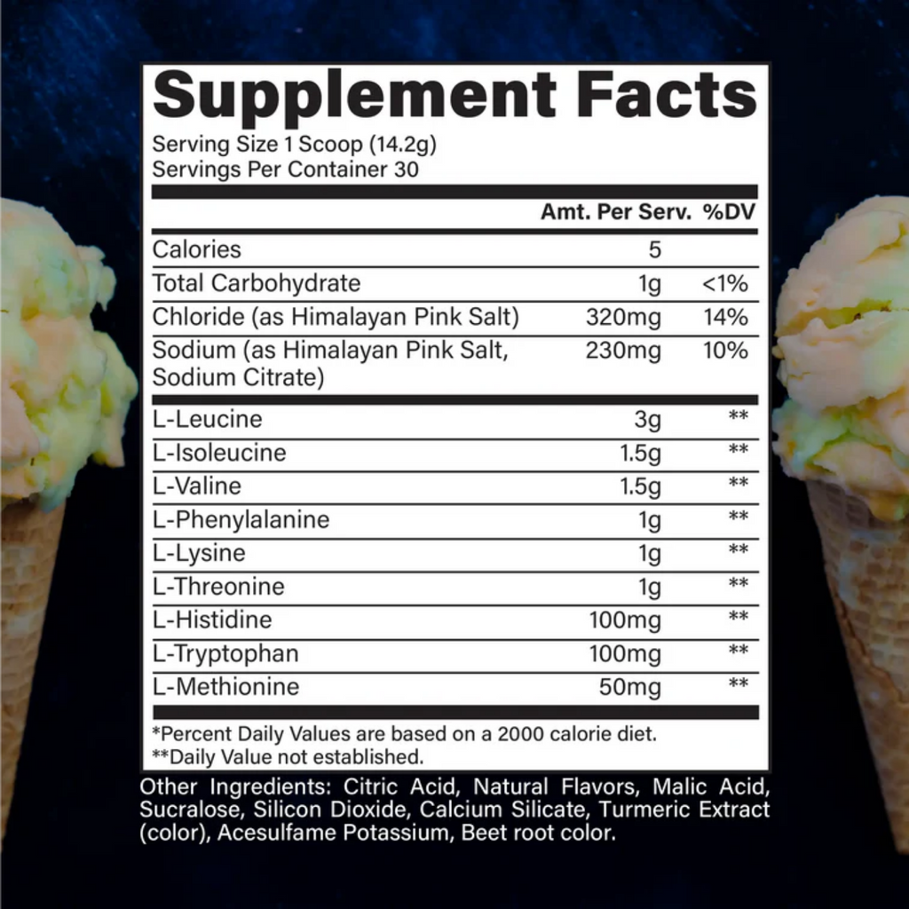 RAW EAA Plus Rainbow Sherbet, 30 Porciones