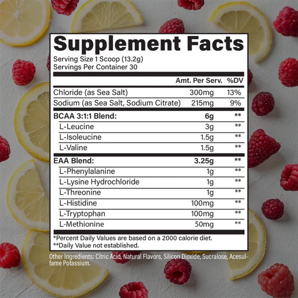 RAW EAA Plus Raspberry Lemonade, 30 Porciones