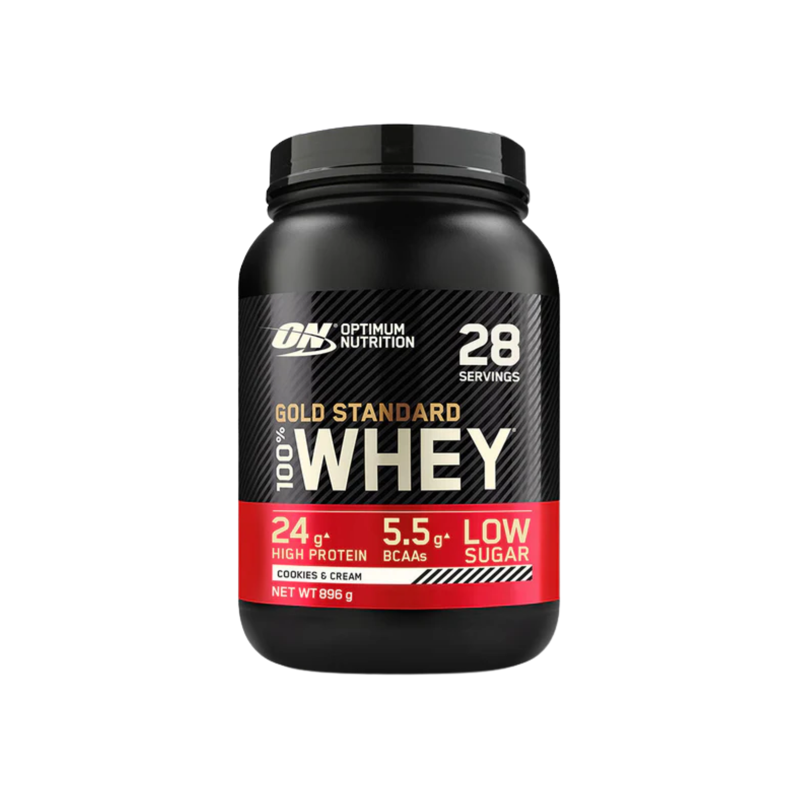 Proteína Optimum Nutrition Whey Cookies and Cream, 28 Porciones