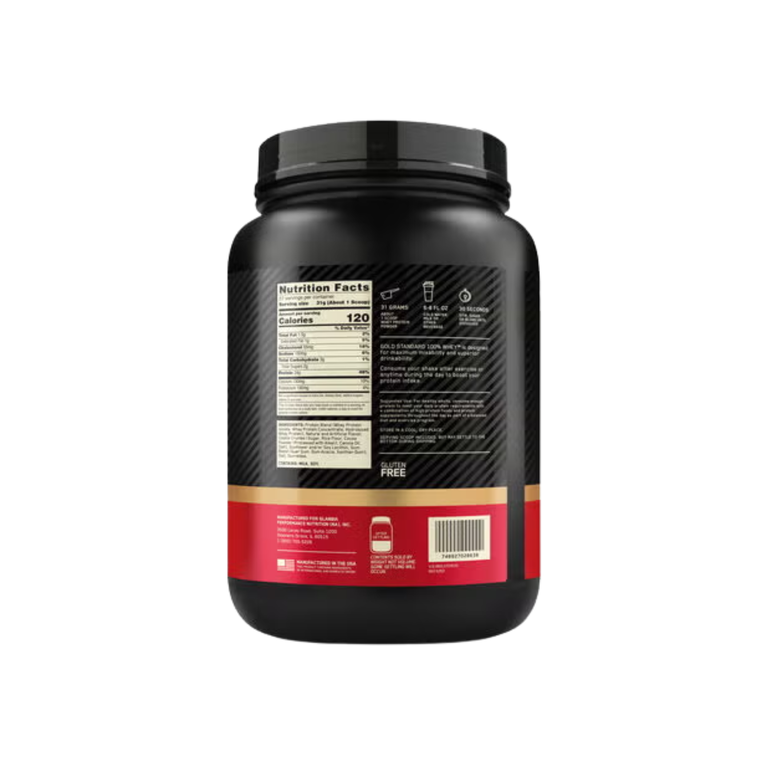 Proteína Optimum Nutrition Whey Cookies and Cream, 28 Porciones