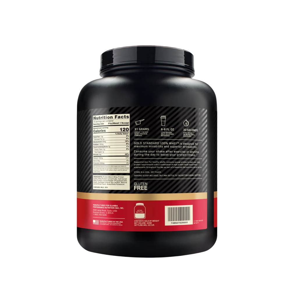 Proteína Optimum Nutrition Whey Double Rich Chocolate, 73 Porciones