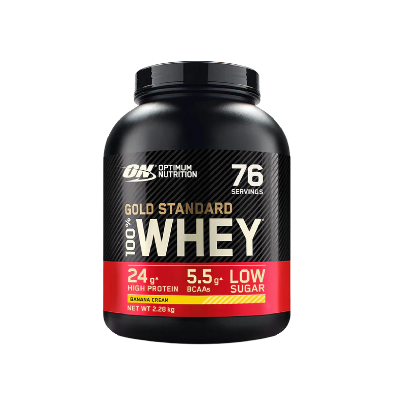 Proteína Optimum Nutrition Whey Banana Cream, 76 Porciones
