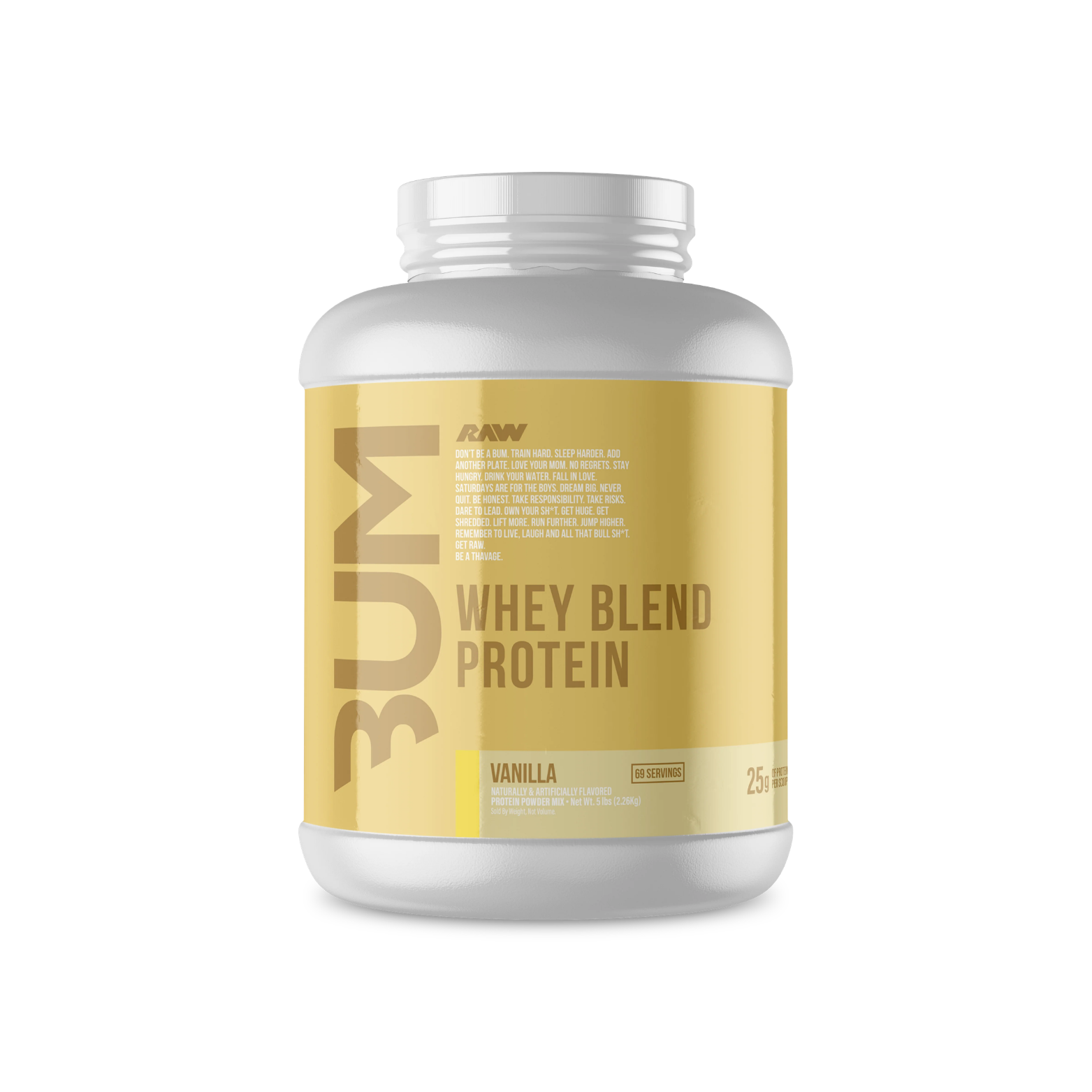 Proteína RAW Whey Blend Vanilla, 69 Porciones