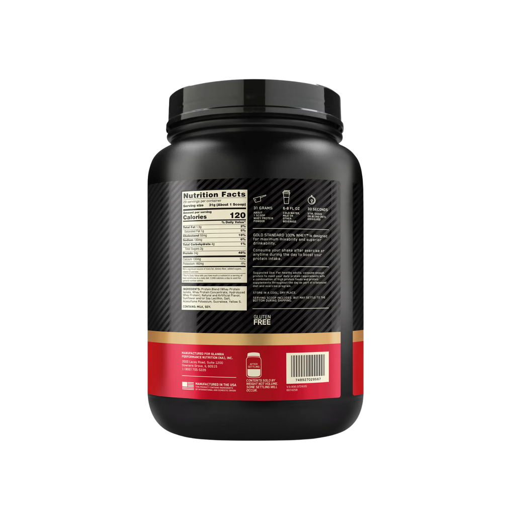 Proteína Optimum Nutrition Whey Banana Cream, 76 Porciones