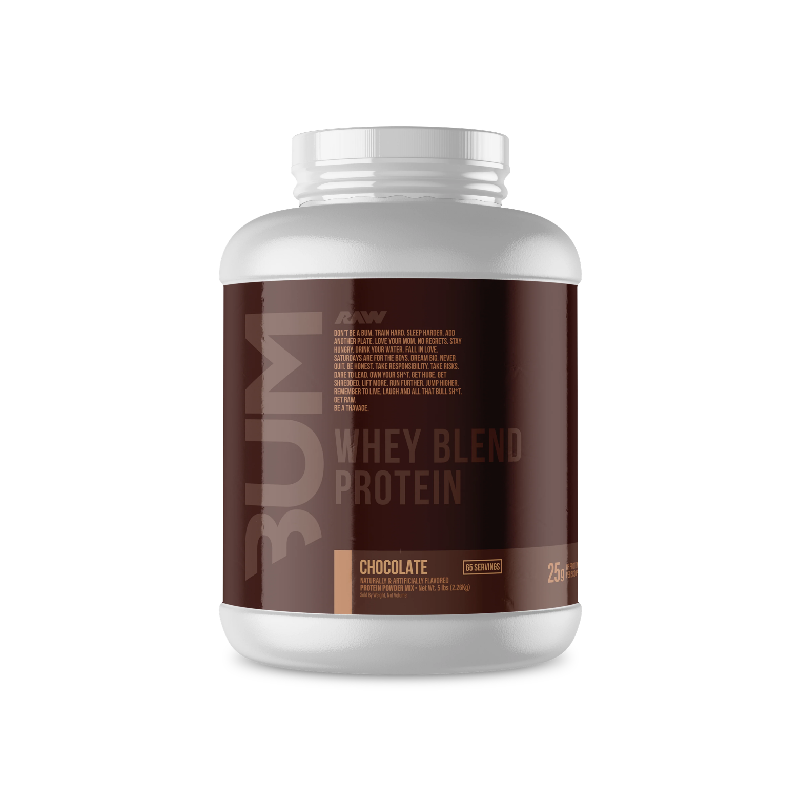 Proteína RAW Whey Blend Chocolate, 65 Porciones