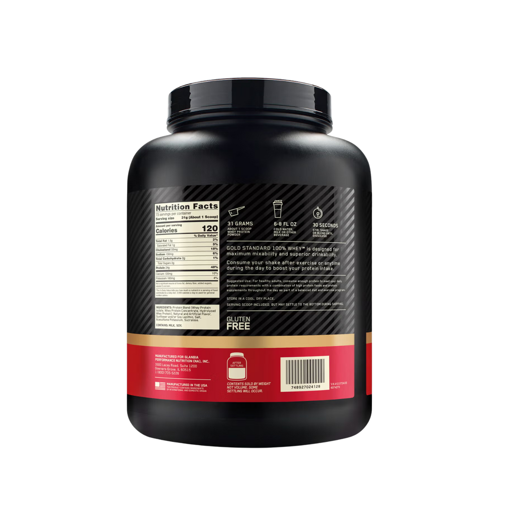 Proteína Optimum Nutrition Whey French Vanilla Creme, 76 Porciones