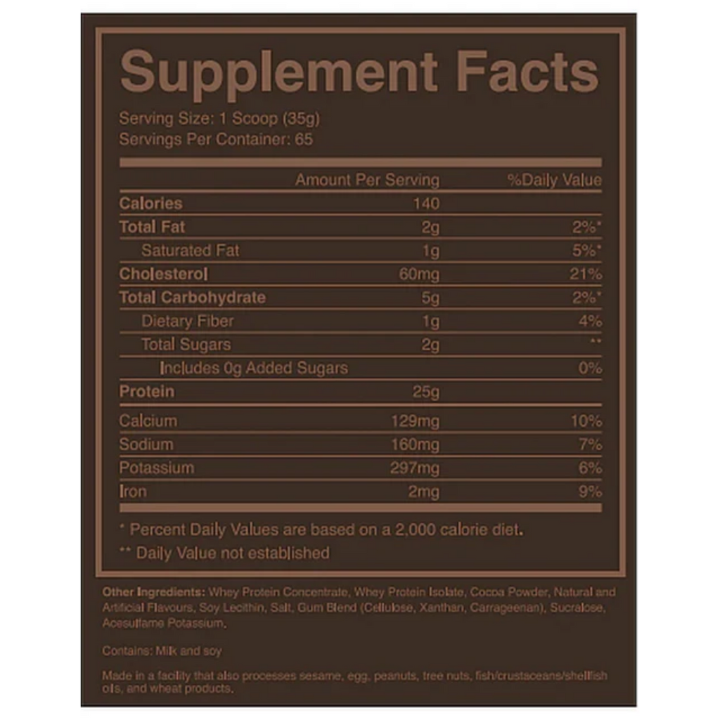 Proteína RAW Whey Blend Chocolate, 65 Porciones