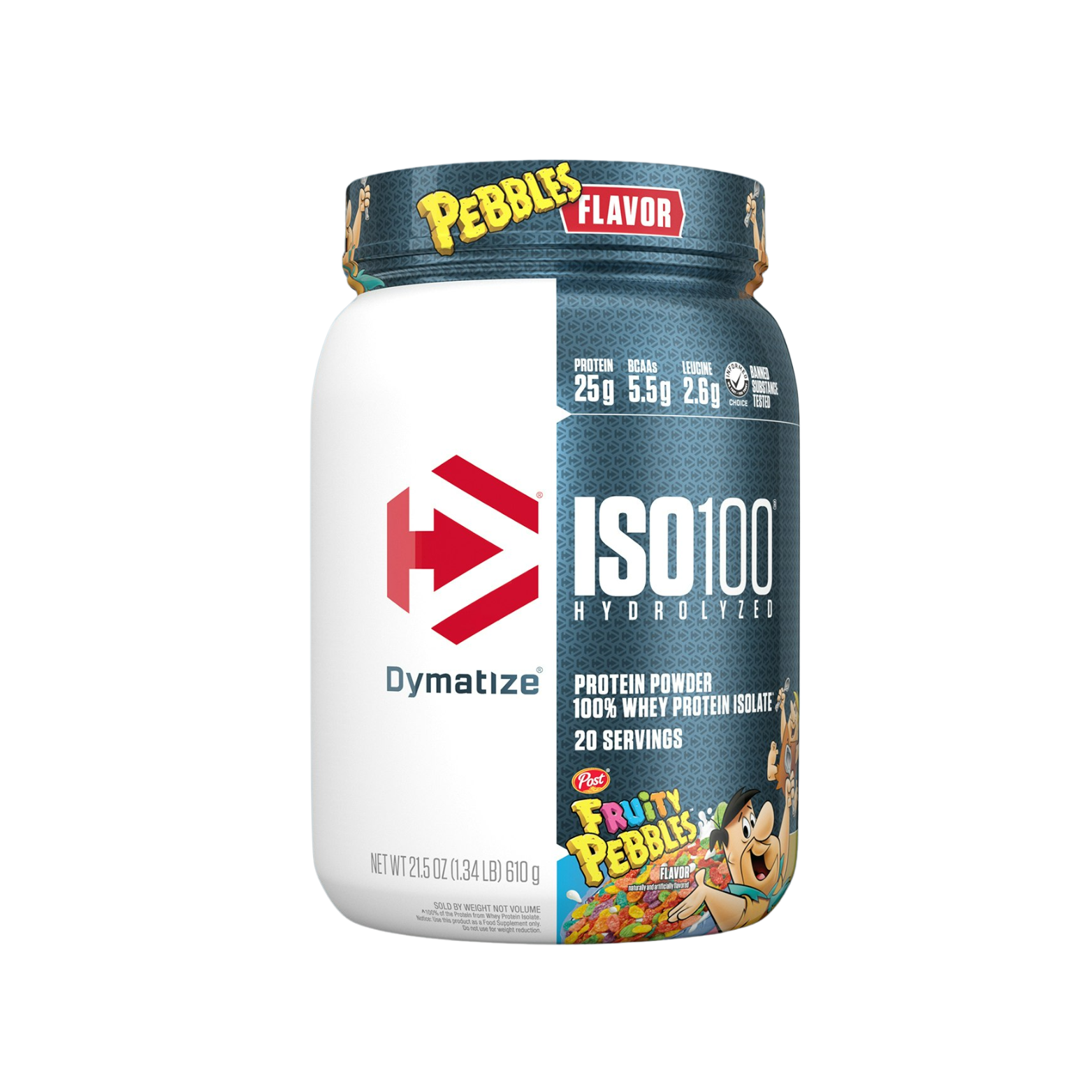 Proteína Dymatize Iso100 Fruity Pebbles, 20 Porciones