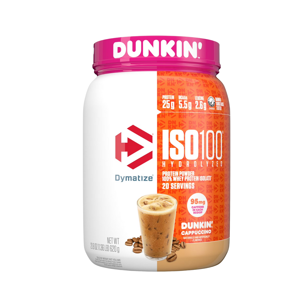 Proteína Dymatize Dunkin Iso100 Cappuccino, 20 Porciones