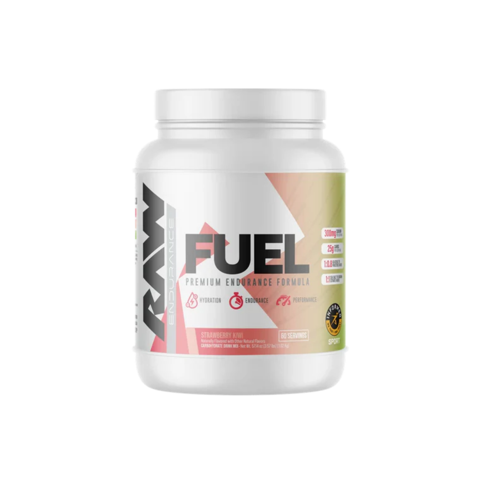 RAW Fuel Strawberry Kiwi, 60 Porciones