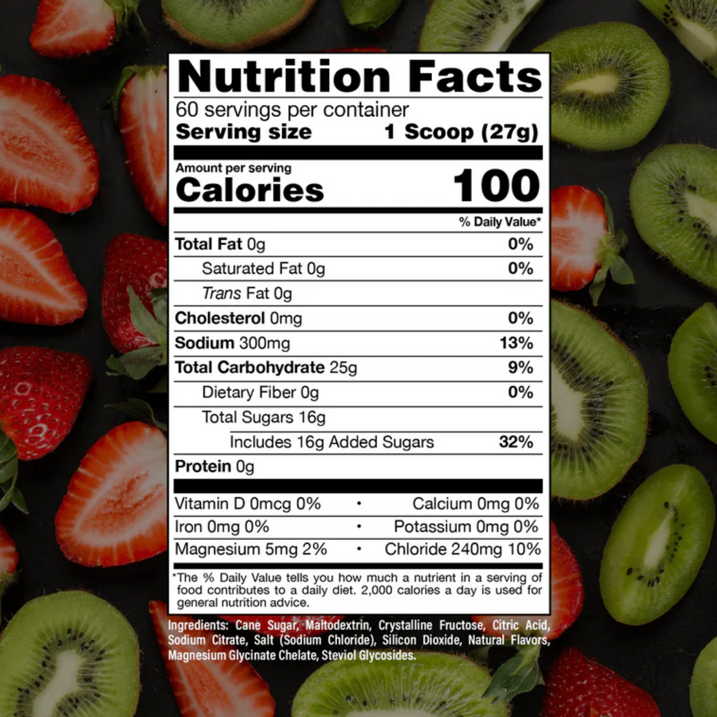 RAW Fuel Strawberry Kiwi, 60 Porciones