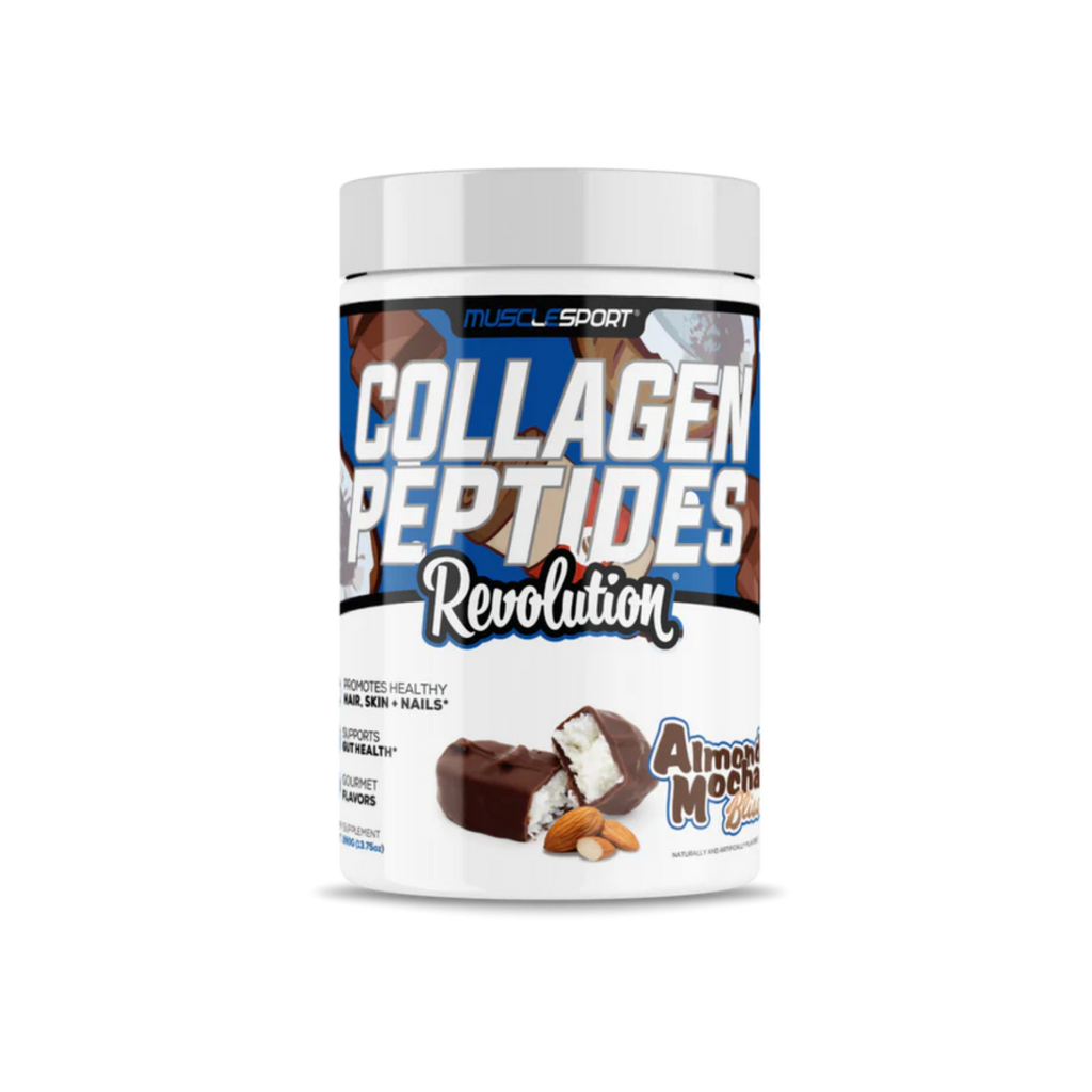 Musclesport Colágeno en Polvo Almond Mocha Bliss, 30 Porciones