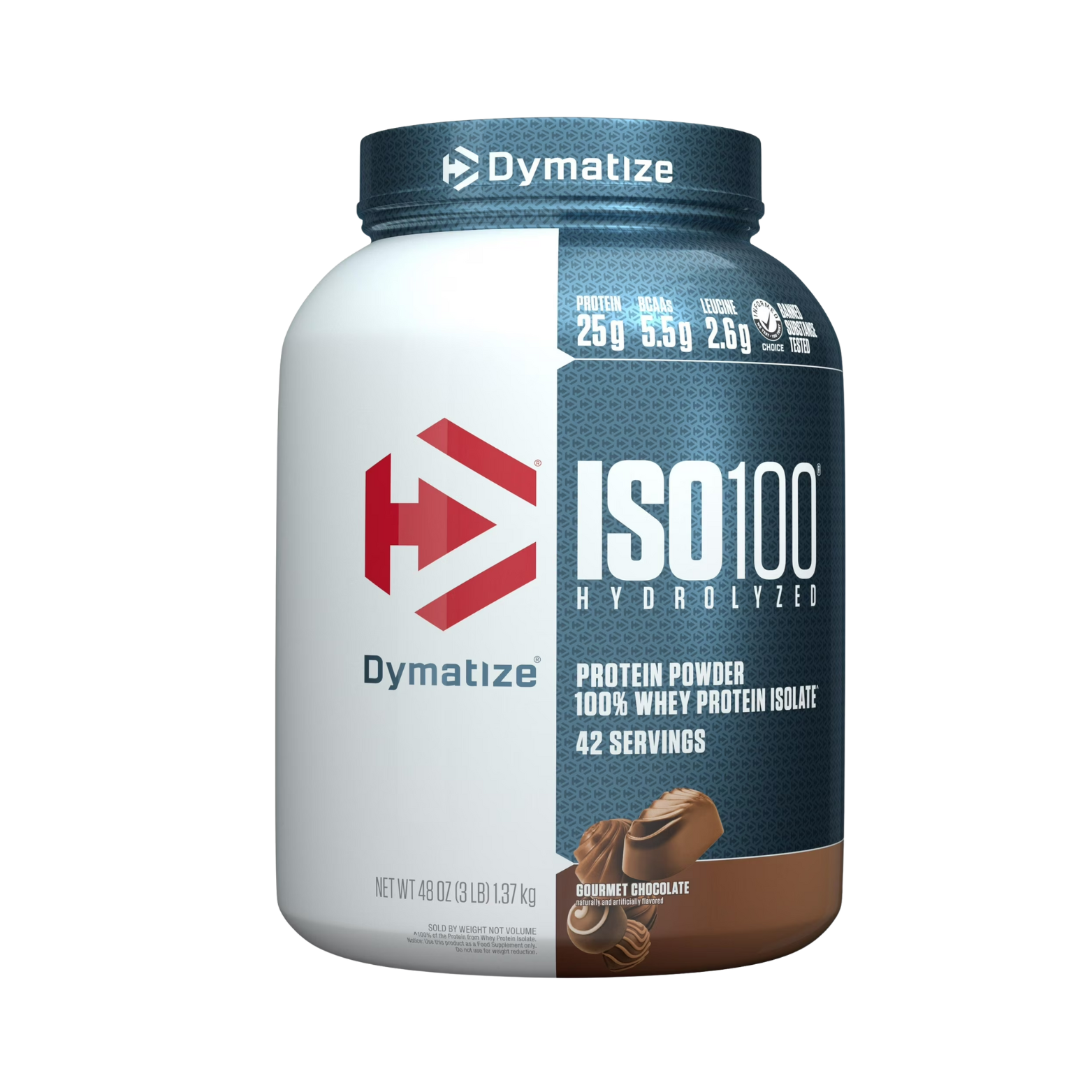 Proteína Dymatize Iso100 Gourmet Chocolate, 42 Porciones