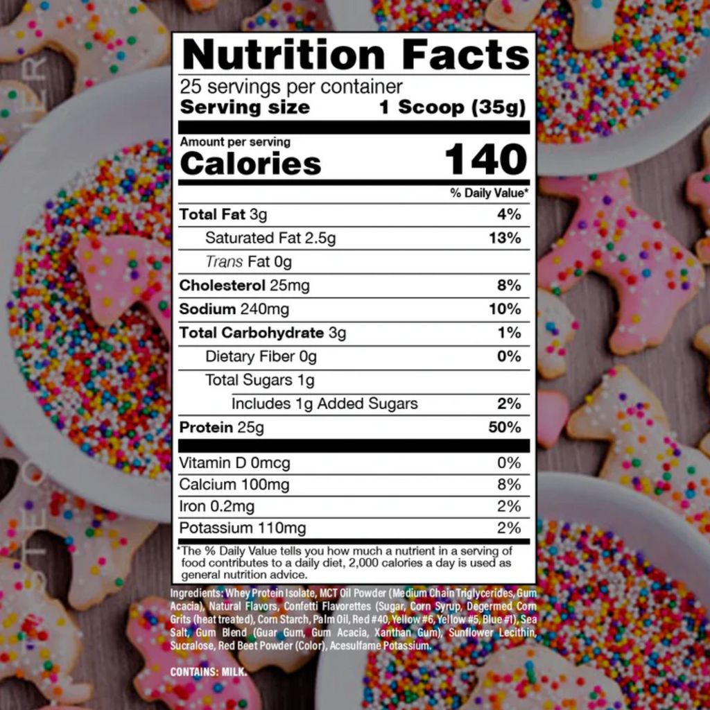 Proteína BUM x RAW Itholate Frosted Cookies, 25 Porciones