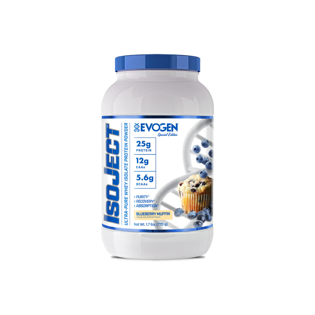 Proteína Evogen Isoject Blueberry Muffin, 25 Porciones