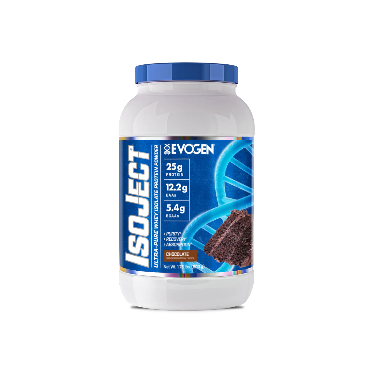 Proteína Evogen Isoject Chocolate, 25 Porciones