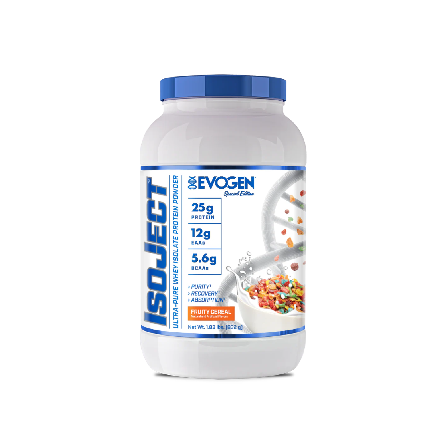 Proteína Evogen Isoject Fruity Cereal, 25 Porciones