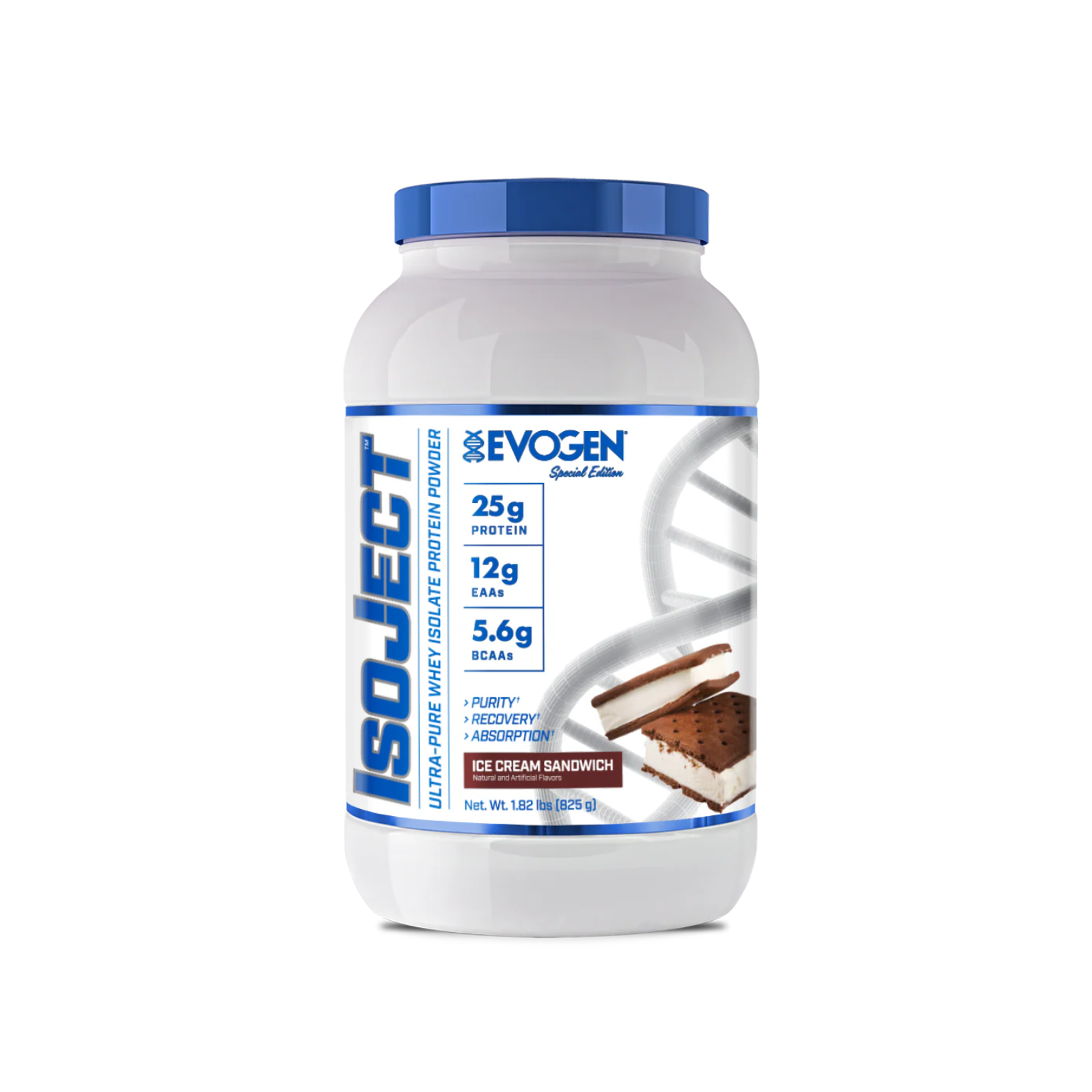 Proteína Evogen Isoject Ice Cream Sandwich, 25 Porciones