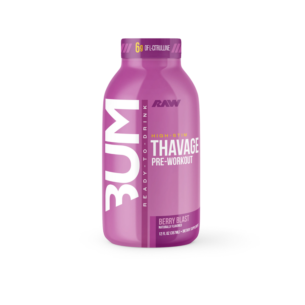 Bum Thavage RTD Pre-Workout Berry Blast 12 oz