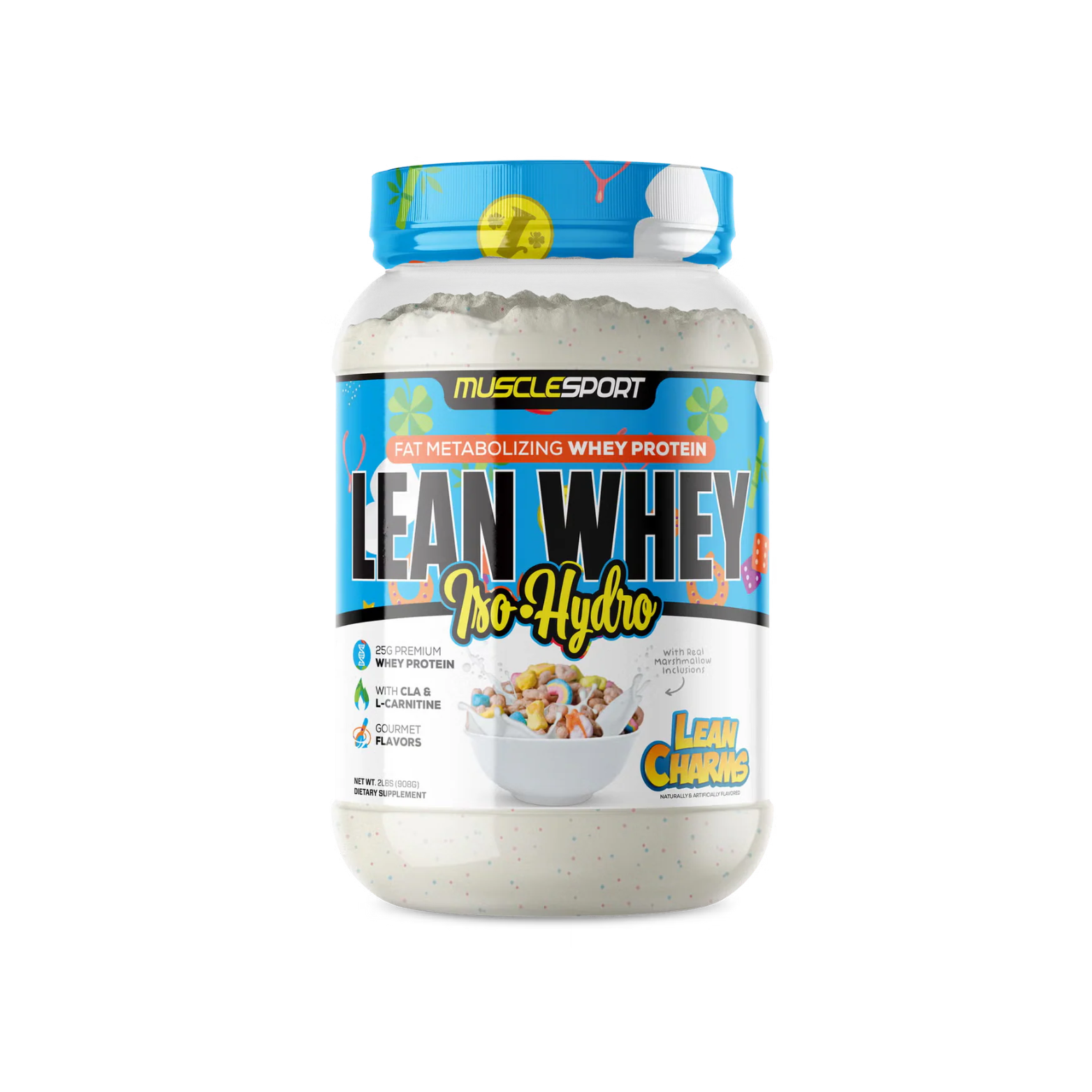 Proteína Musclesport Lean Whey Lean Charms, 26 Porciones