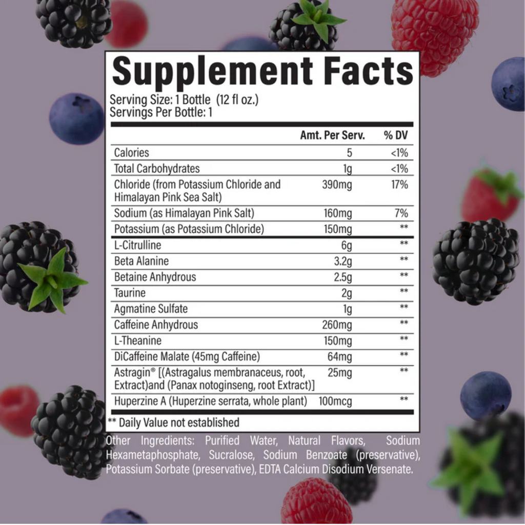 Bum Thavage RTD Pre-Workout Berry Blast 12 oz