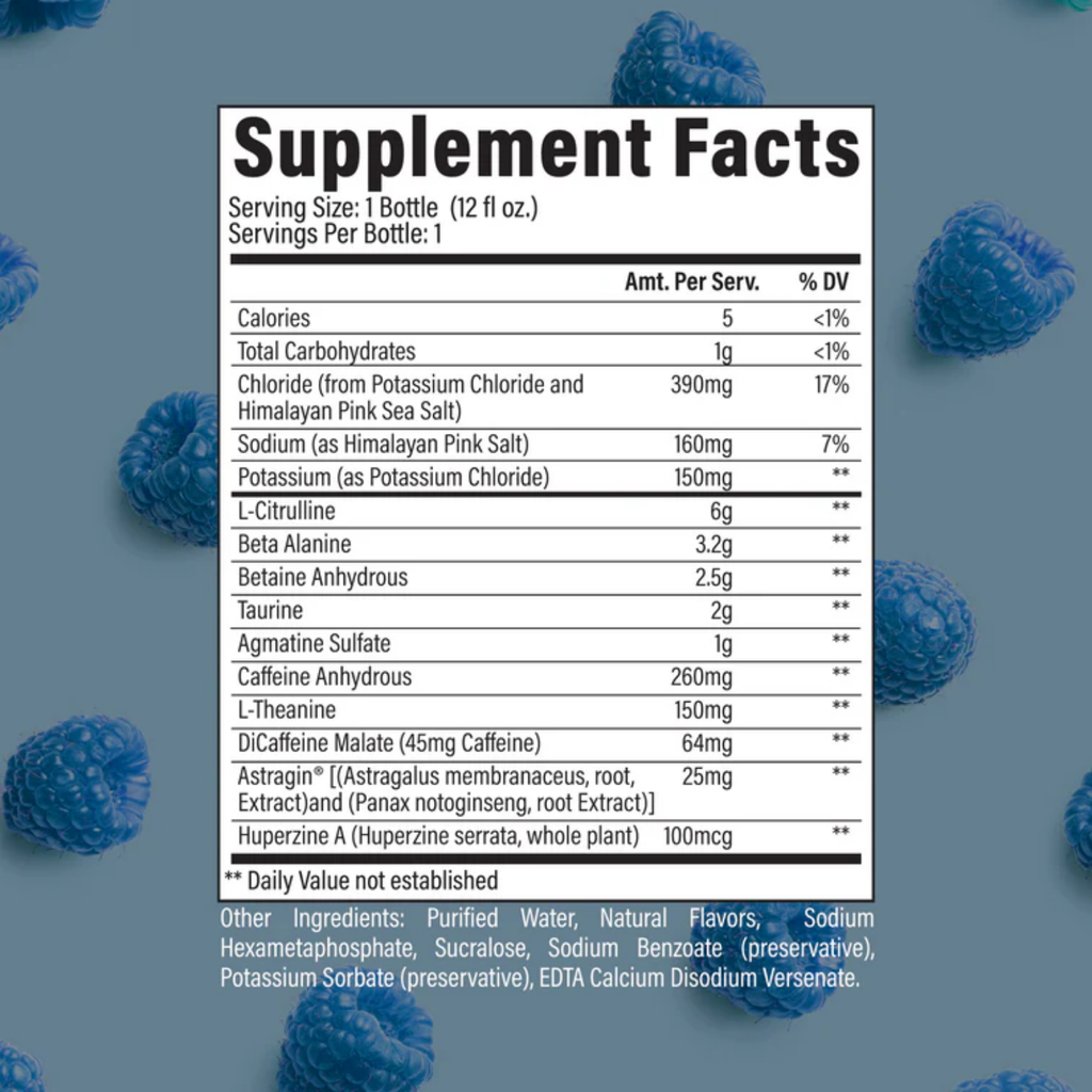 Bum Thavage RTD Pre-Workout Blue Raspberry 12 oz
