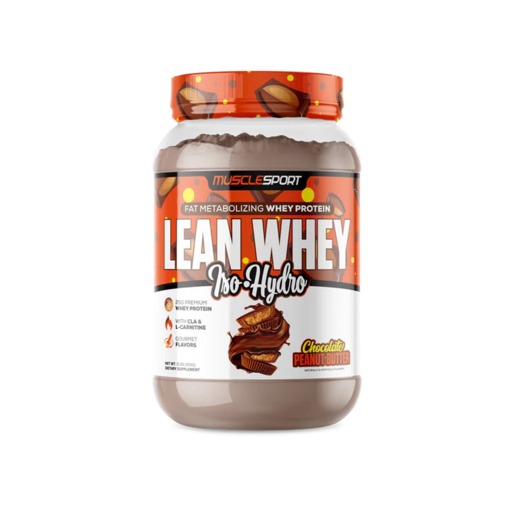 Proteína Musclesport Lean Whey Chocolate Peaanut Butter, 26 Porciones