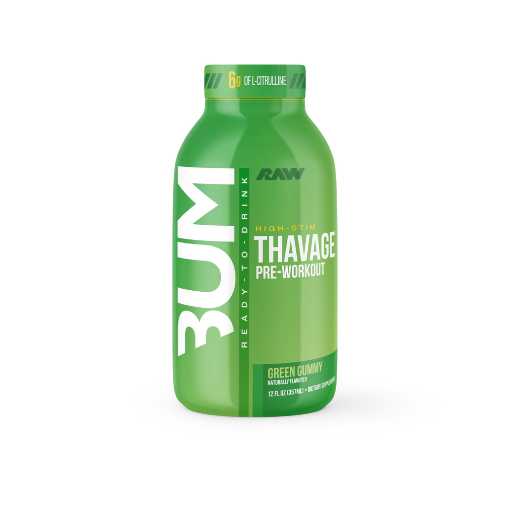 Bum Thavage RTD Pre-Workout Green Gummy 12 oz