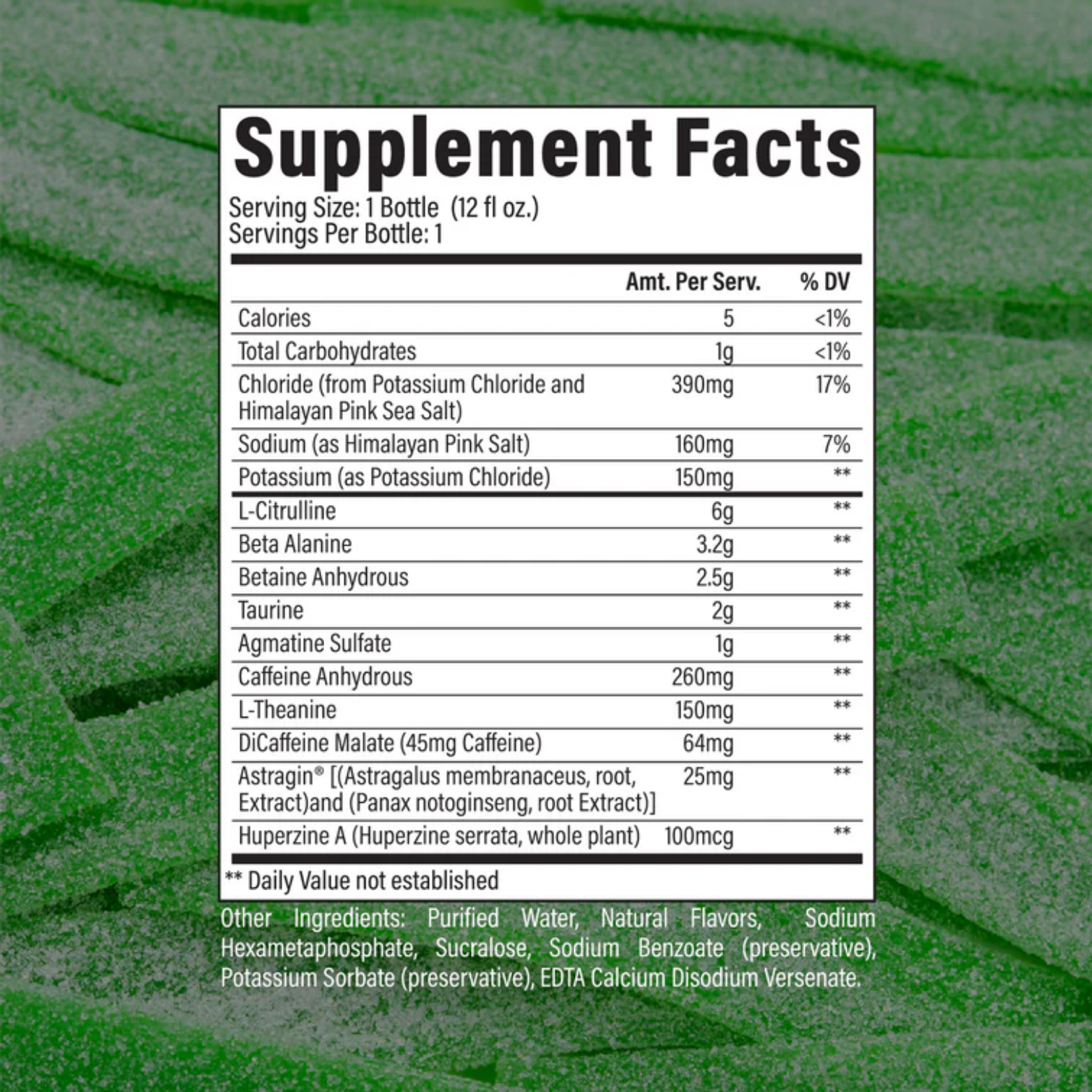 Bum Thavage RTD Pre-Workout Green Gummy 12 oz