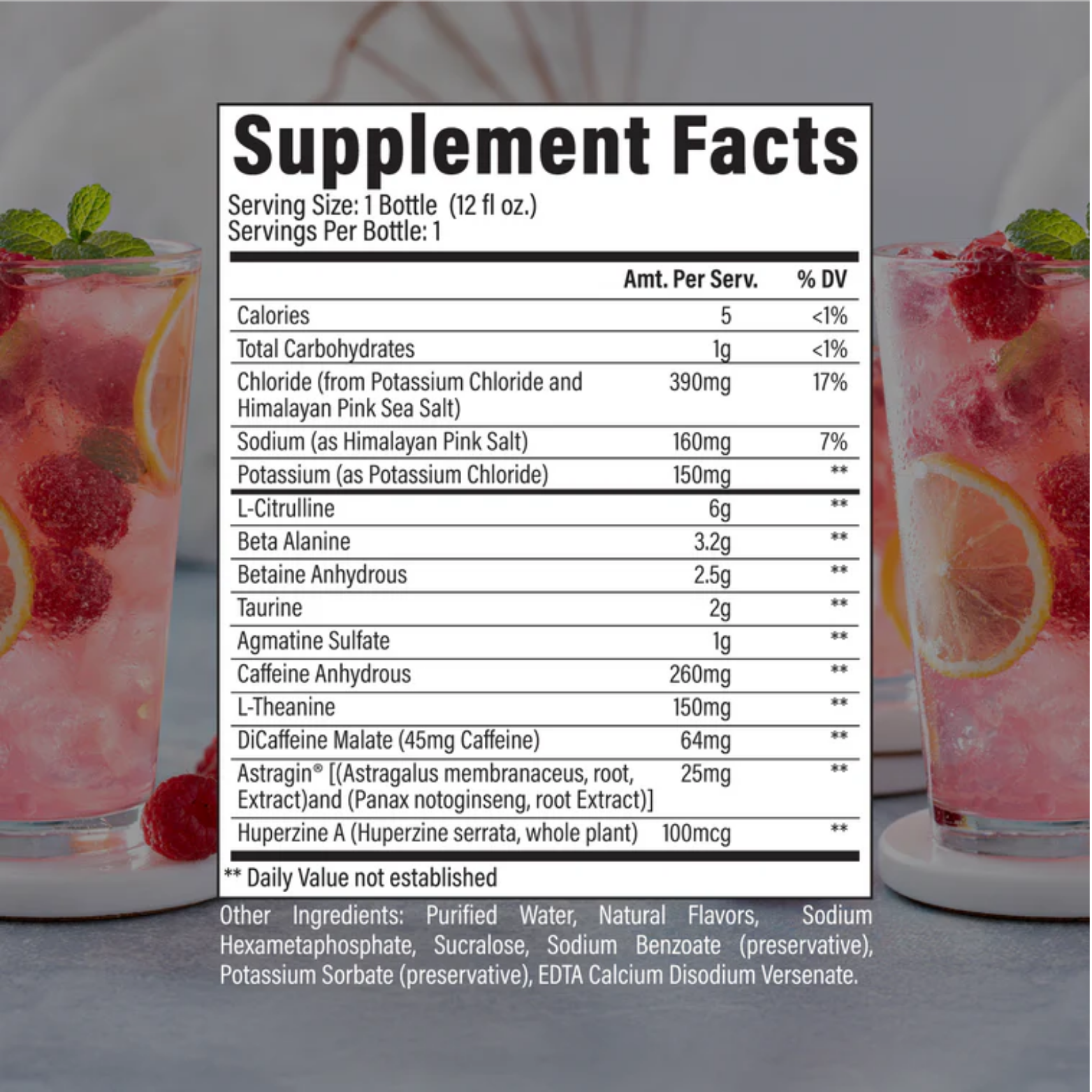 Bum Thavage RTD Pre-Workout Sour Raspberry Lemonade 12 oz
